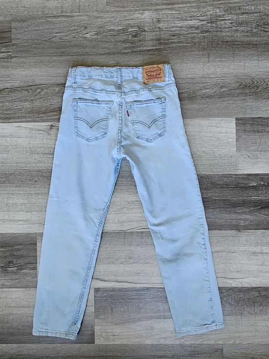Levi's Light Blue Slim Straight Kid's Jeans - Picture 10 of 16